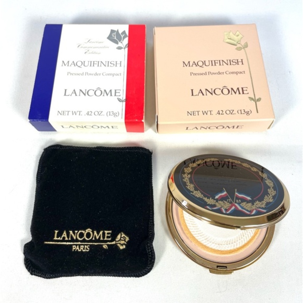 Vintage Lancome Maquifinish Powder Compact NOS w Box Made in England